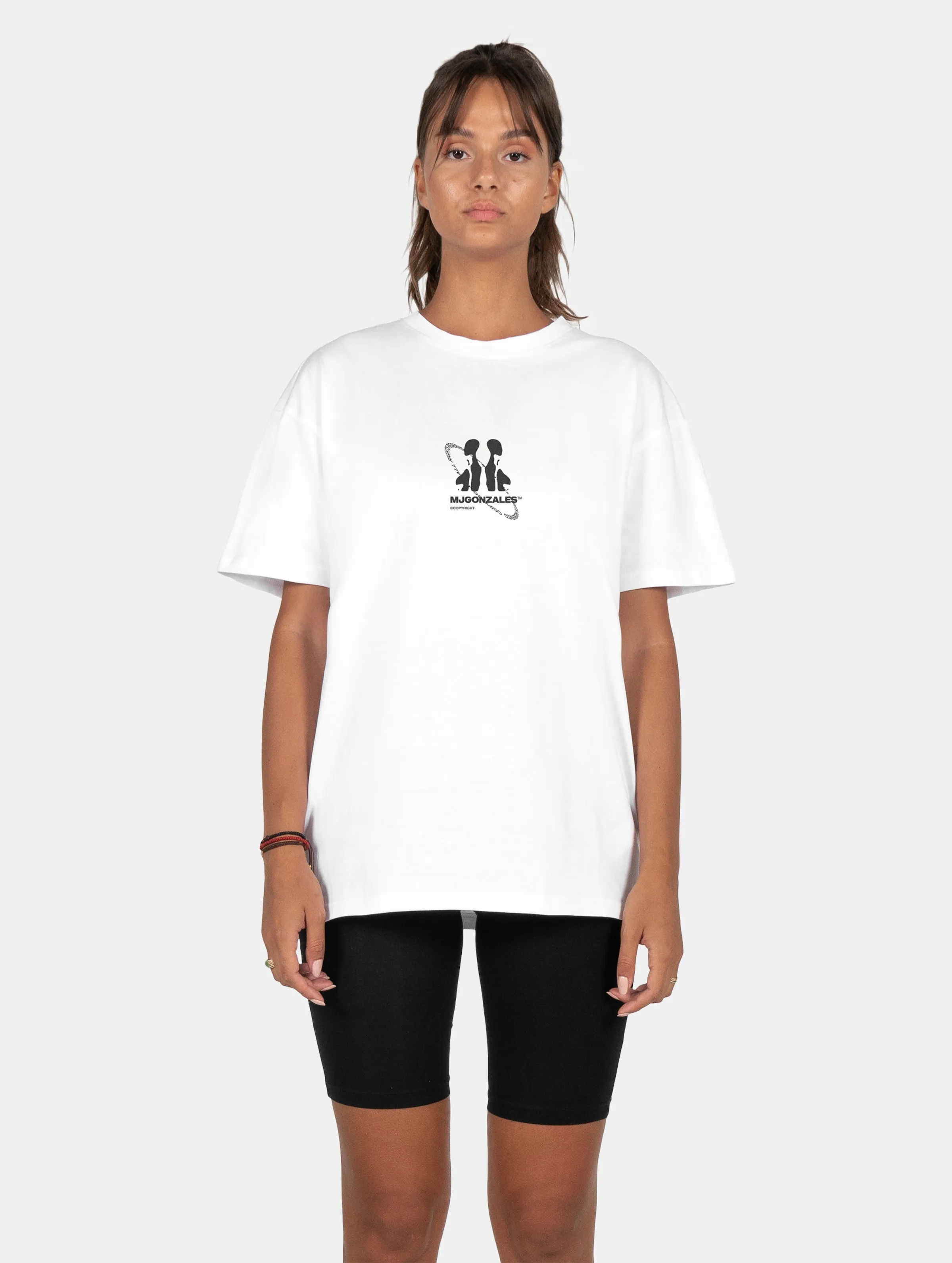 MJ GONZALES MJ GONZALES CIRCLE X LADIES HEAVY OVERSIZED TSHIRTS