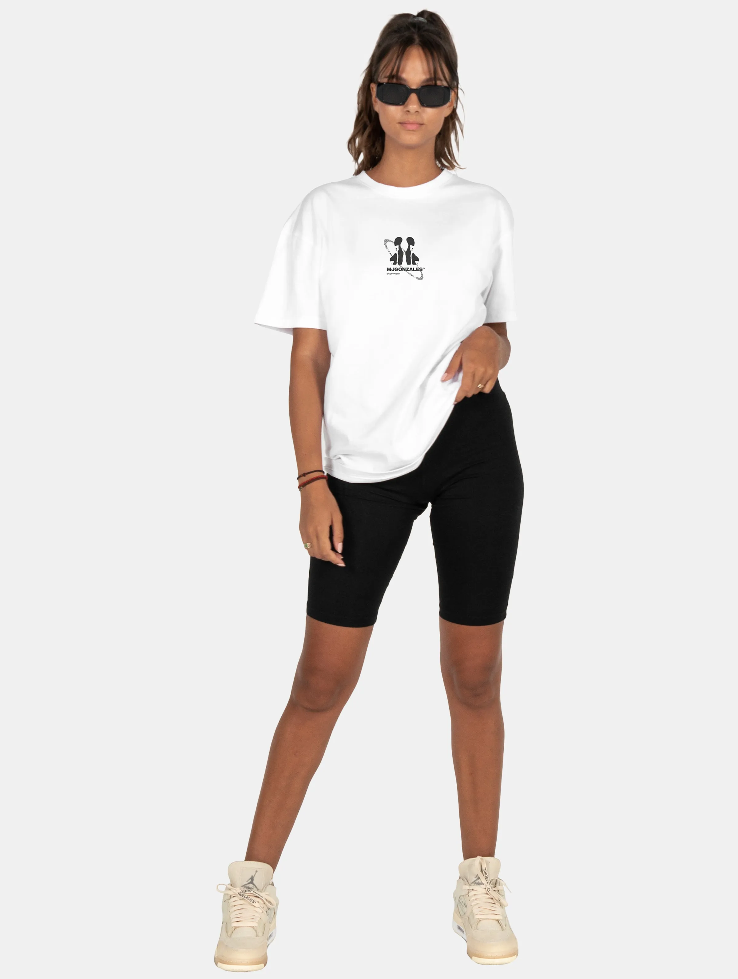 MJ GONZALES MJ GONZALES CIRCLE X LADIES HEAVY OVERSIZED TSHIRTS