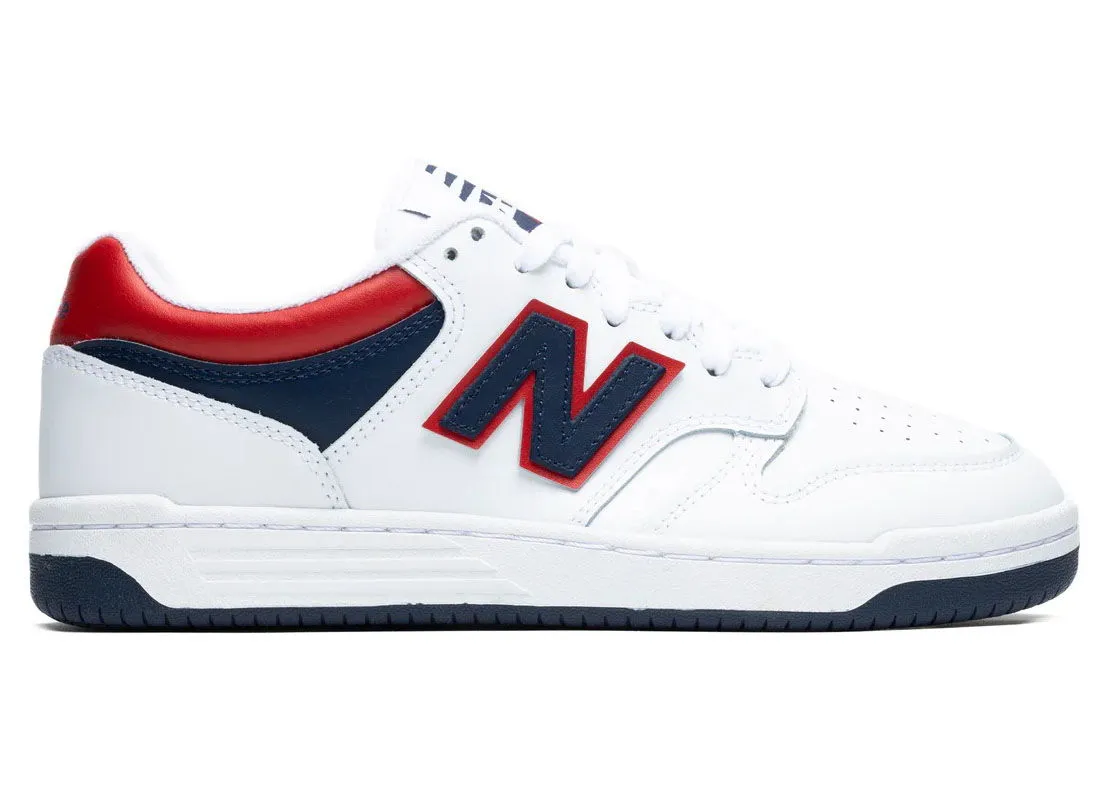 New Balance 480 "White Indigo Red"