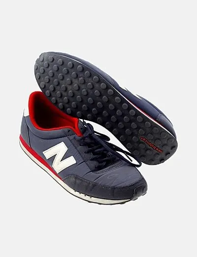 New Balance Zapatilla tricolor estampada logo