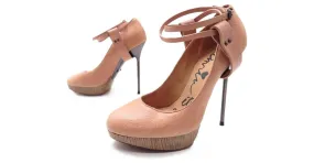 NUEVOS ZAPATOS LANVIN 38.5 ZAPATOS PUMP ZAPATOS PIEL BEIGE 