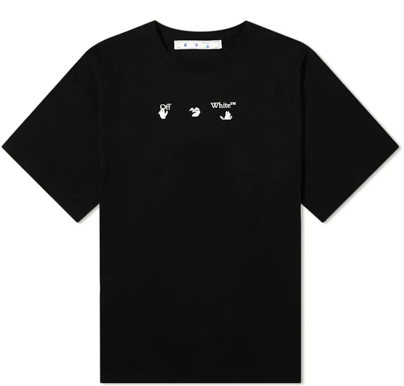 OFFWHITE BLACK MAKE OVER TEE BLACK/GREY