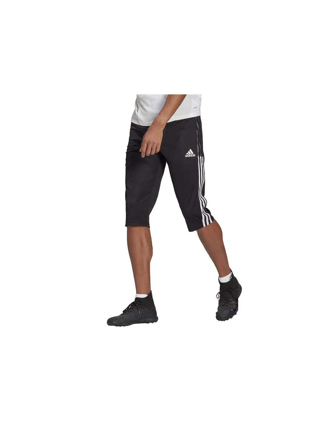 Pantalones cortos de fútbol adidas 3/4 Tiro 21 M Black