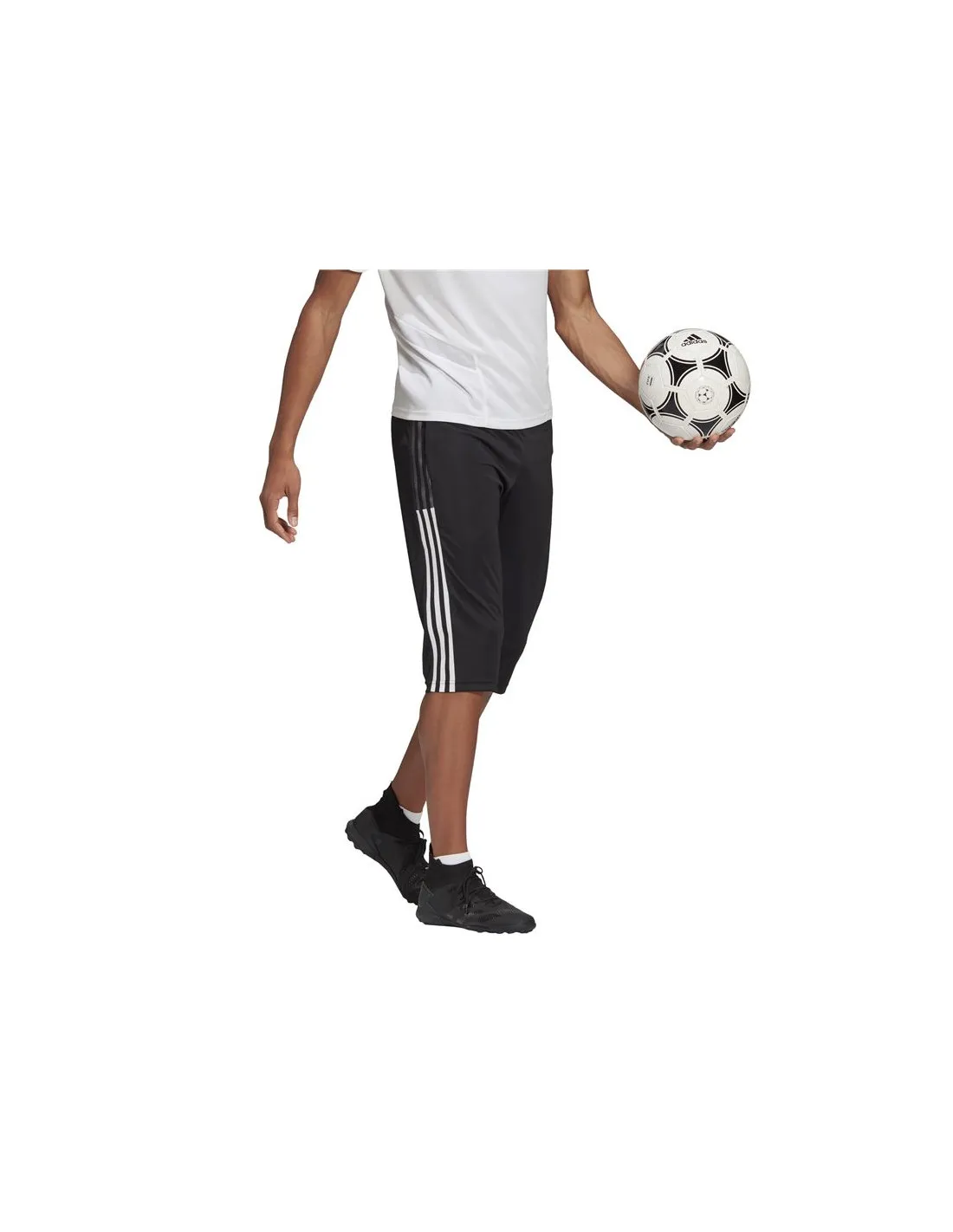 Pantalones cortos de fútbol adidas 3/4 Tiro 21 M Black