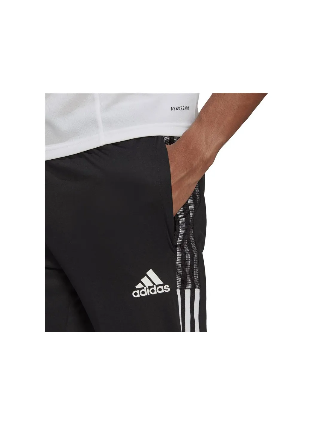 Pantalones cortos de fútbol adidas 3/4 Tiro 21 M Black