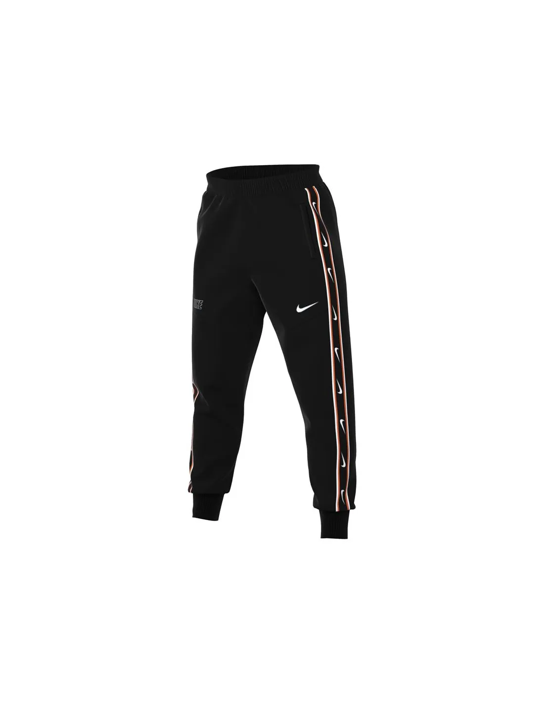 Pantalones largos negros Nike Sportswear Repeat Hombre