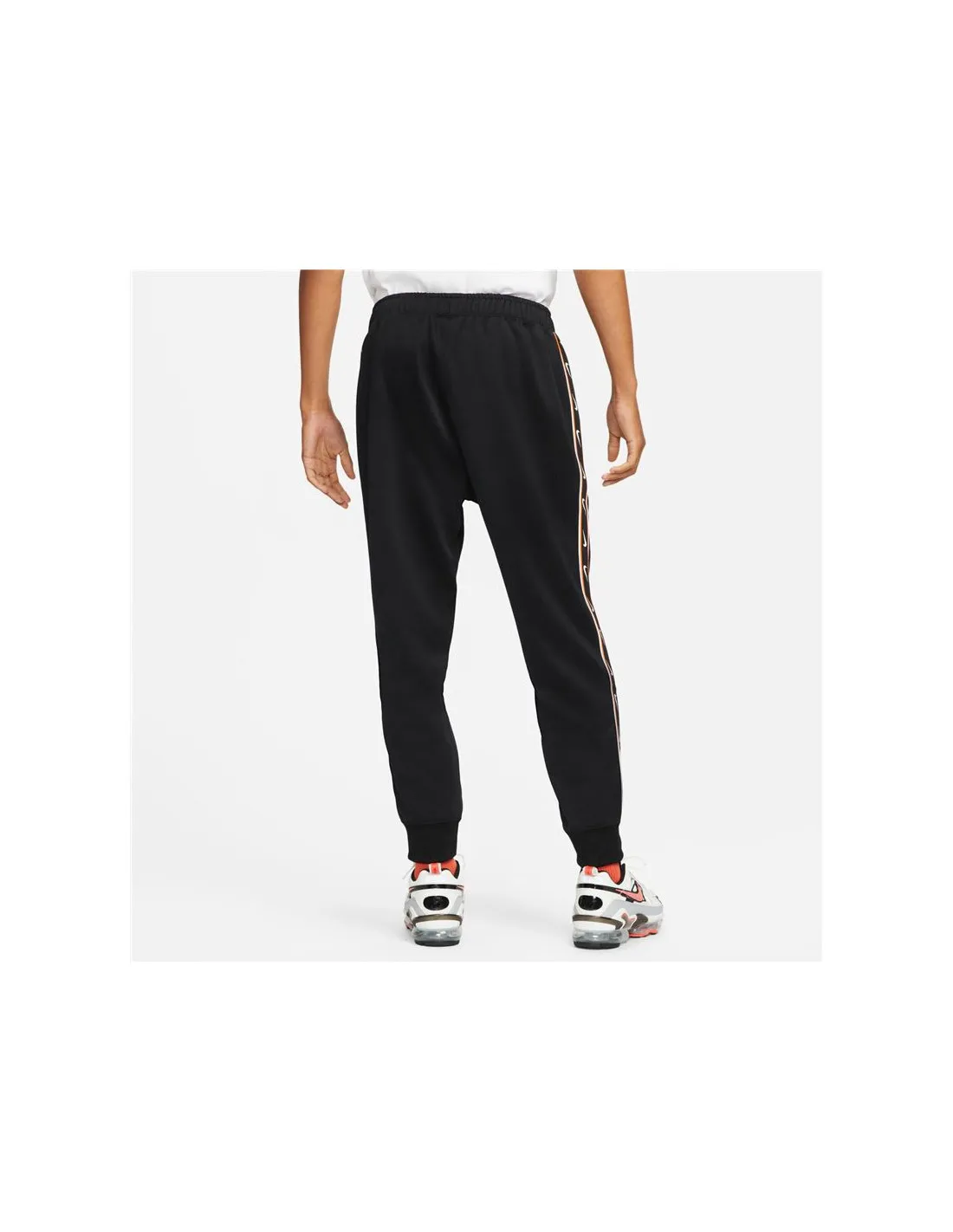 Pantalones largos negros Nike Sportswear Repeat Hombre