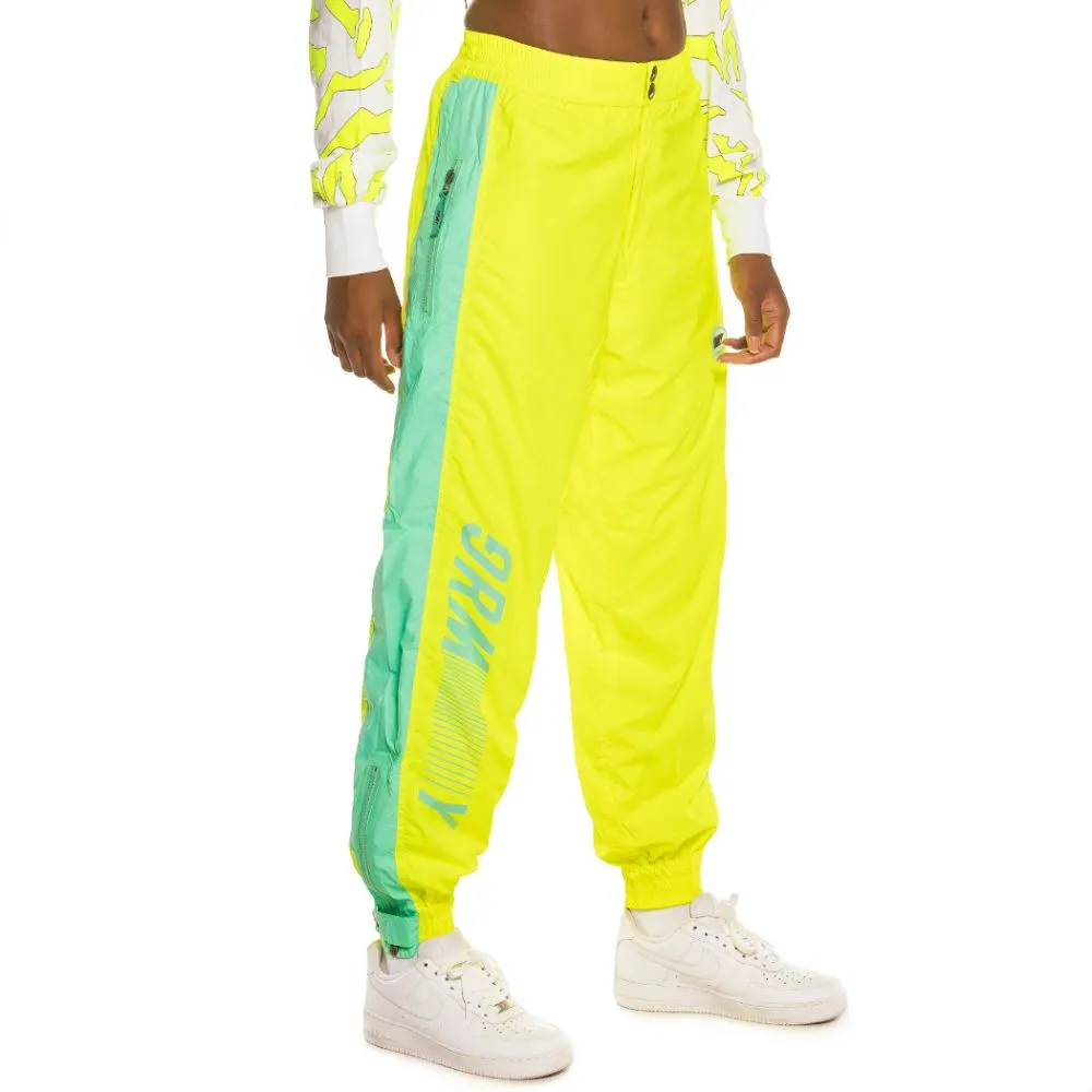 Pantalón Chica Grimey Mysterious Vibes Track Pants FW19 Fluor