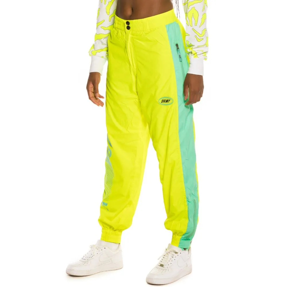 Pantalón Chica Grimey Mysterious Vibes Track Pants FW19 Fluor