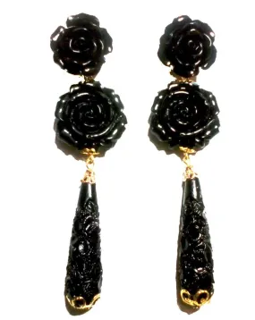 PENDIENTES FLAMENCA DE RESINA