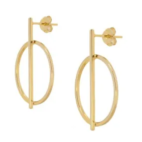 Pendientes Plata Akemi Gold