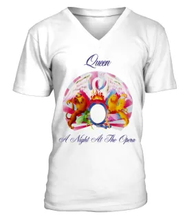 PGSR-WT. Queen, 'A Night at the Opera' (1975) Camiseta cuello en V Unisex