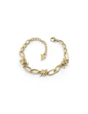 pulsera guess love wire alambres gold