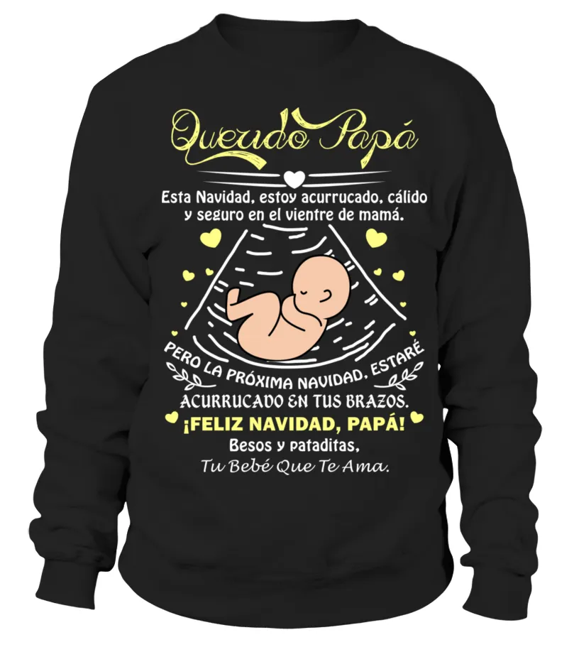 Querido Papá Feliz Navidad Papá 5 Sudadera Unisex