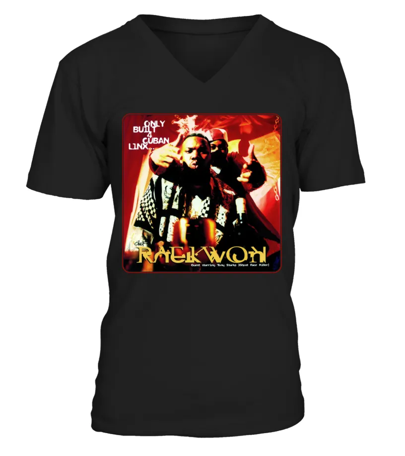 RHH-BK-55. Raekwon, Only Built 4 Cuban Linx... (1995) Camiseta cuello en V Unisex