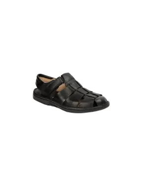 Sandalia Hombre Piel Velcro