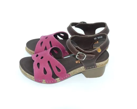 Sandalia Tacón Jungla 8207 Fucsia