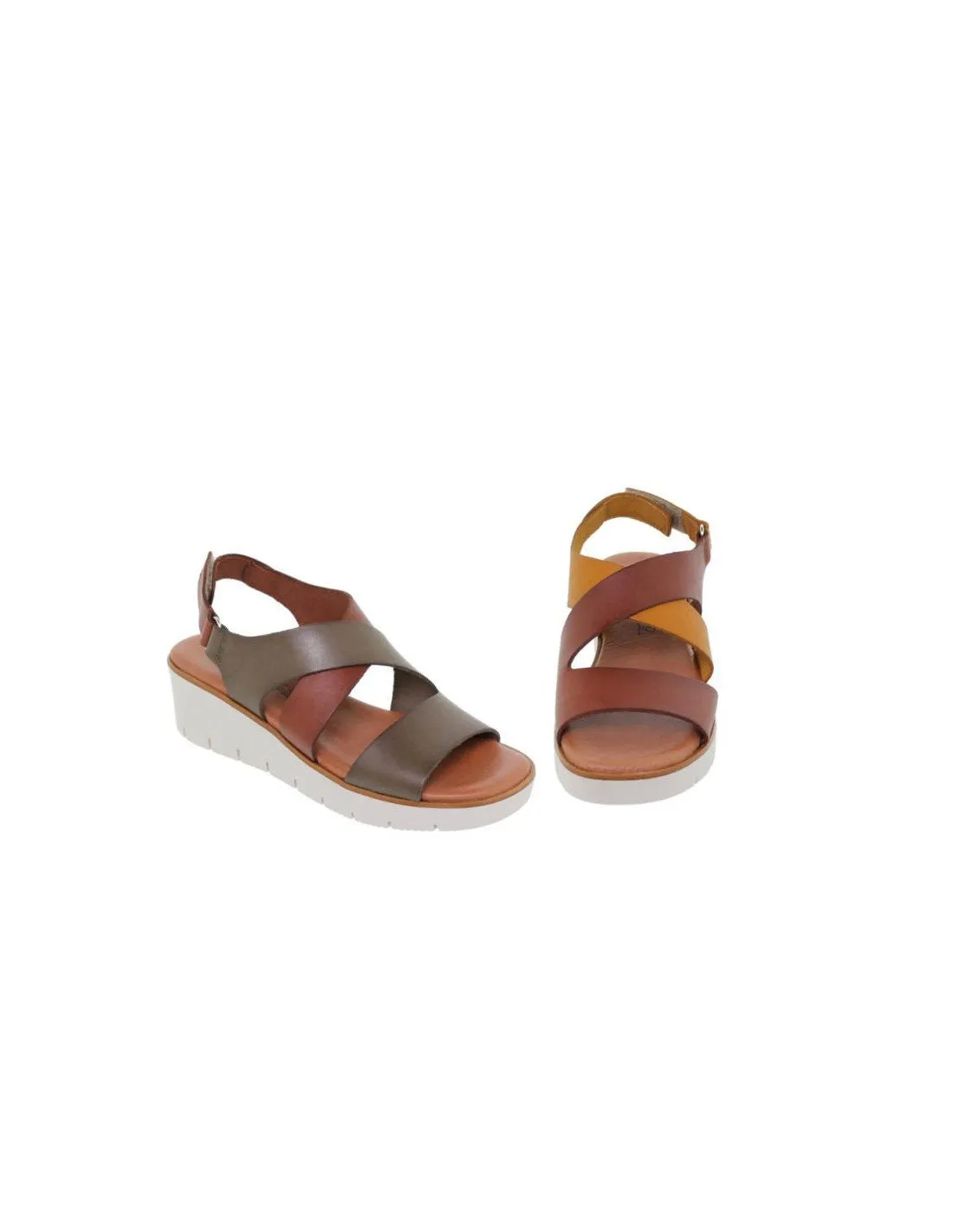 Sandalias comodas piel