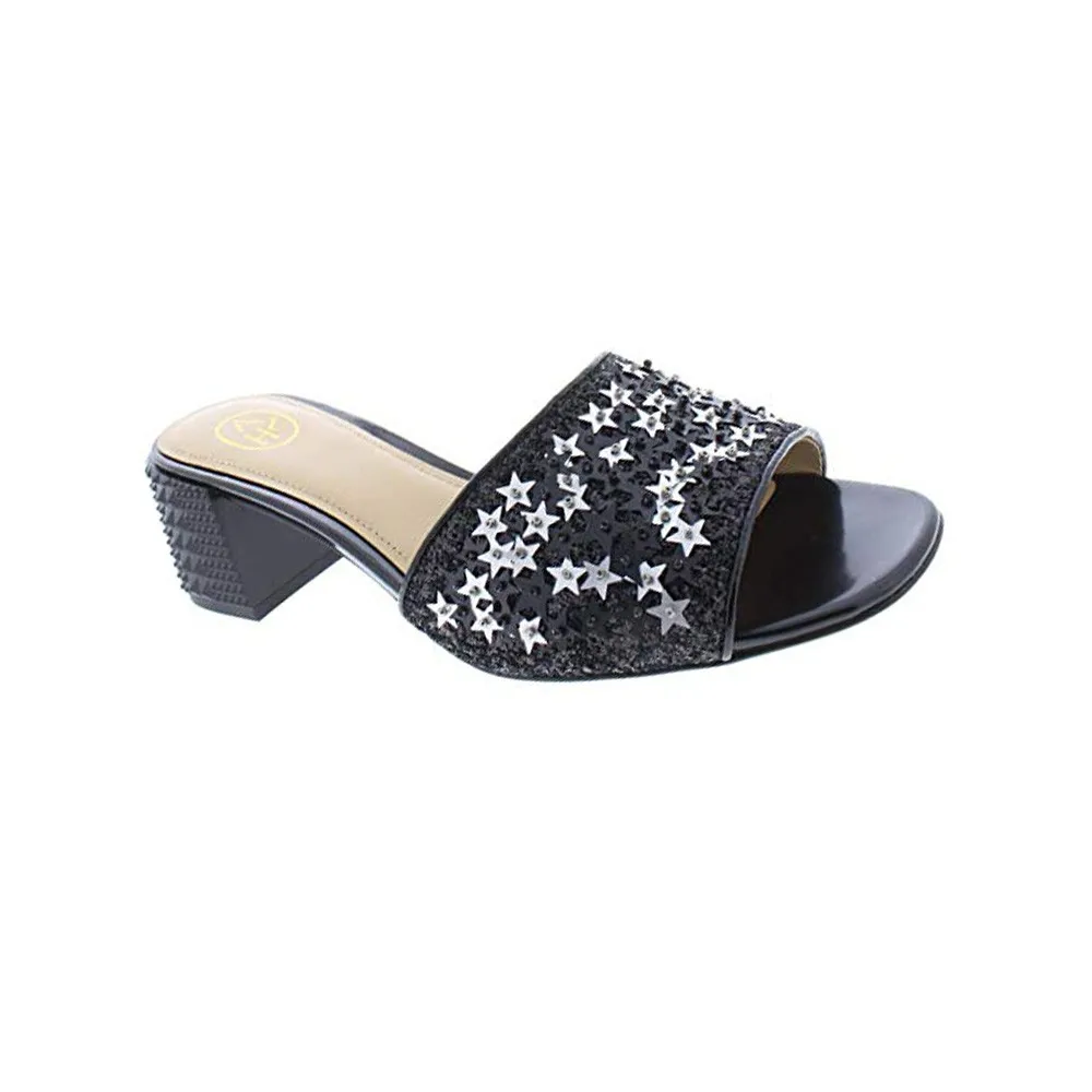 Sandalias de Piel Ash Ruby Star Color Negro