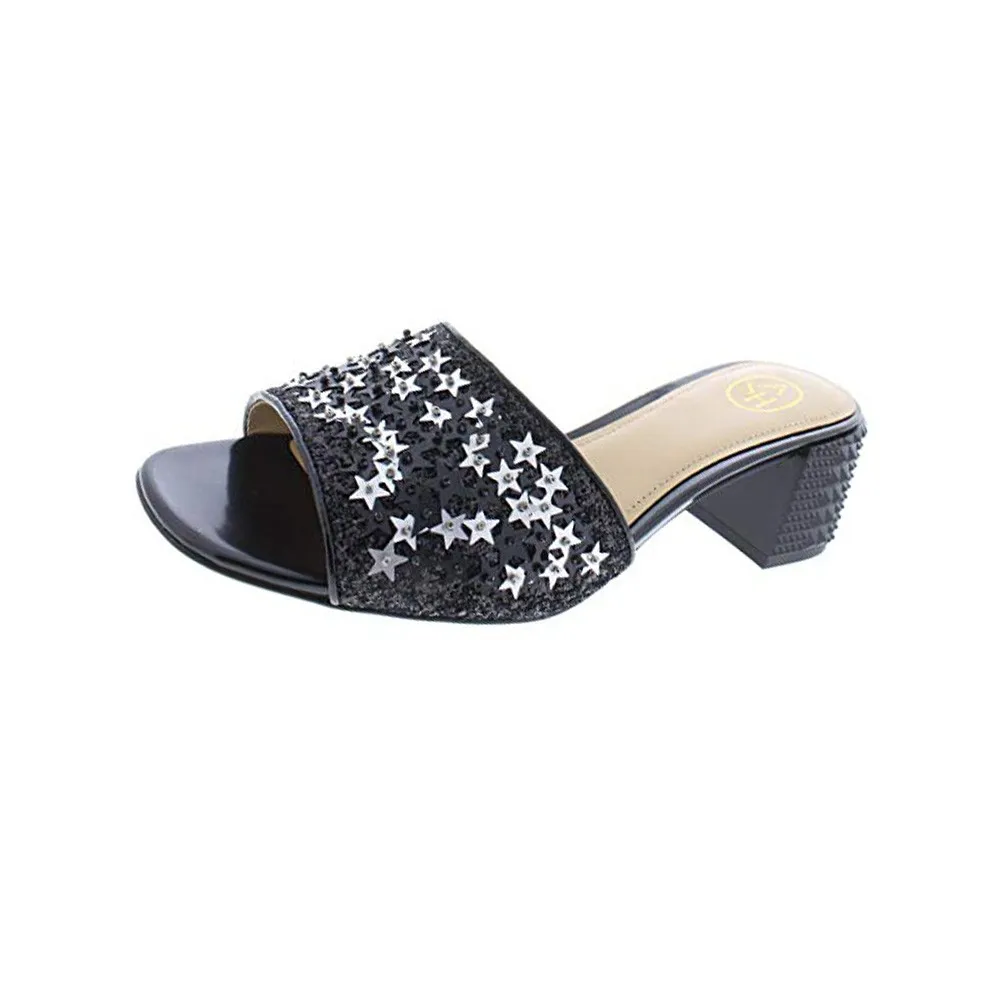 Sandalias de Piel Ash Ruby Star Color Negro