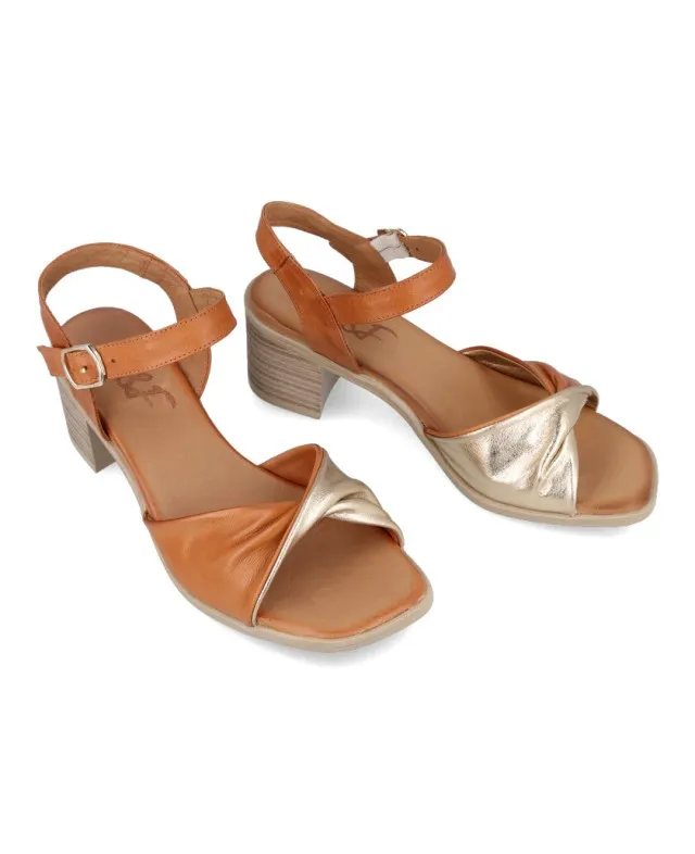 Sandalias de piel multi tono W&F Doubleface 21-501