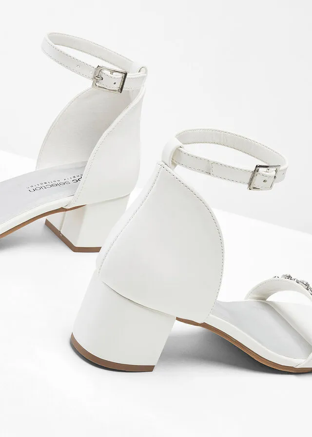 Sandalias de tacón Blanco