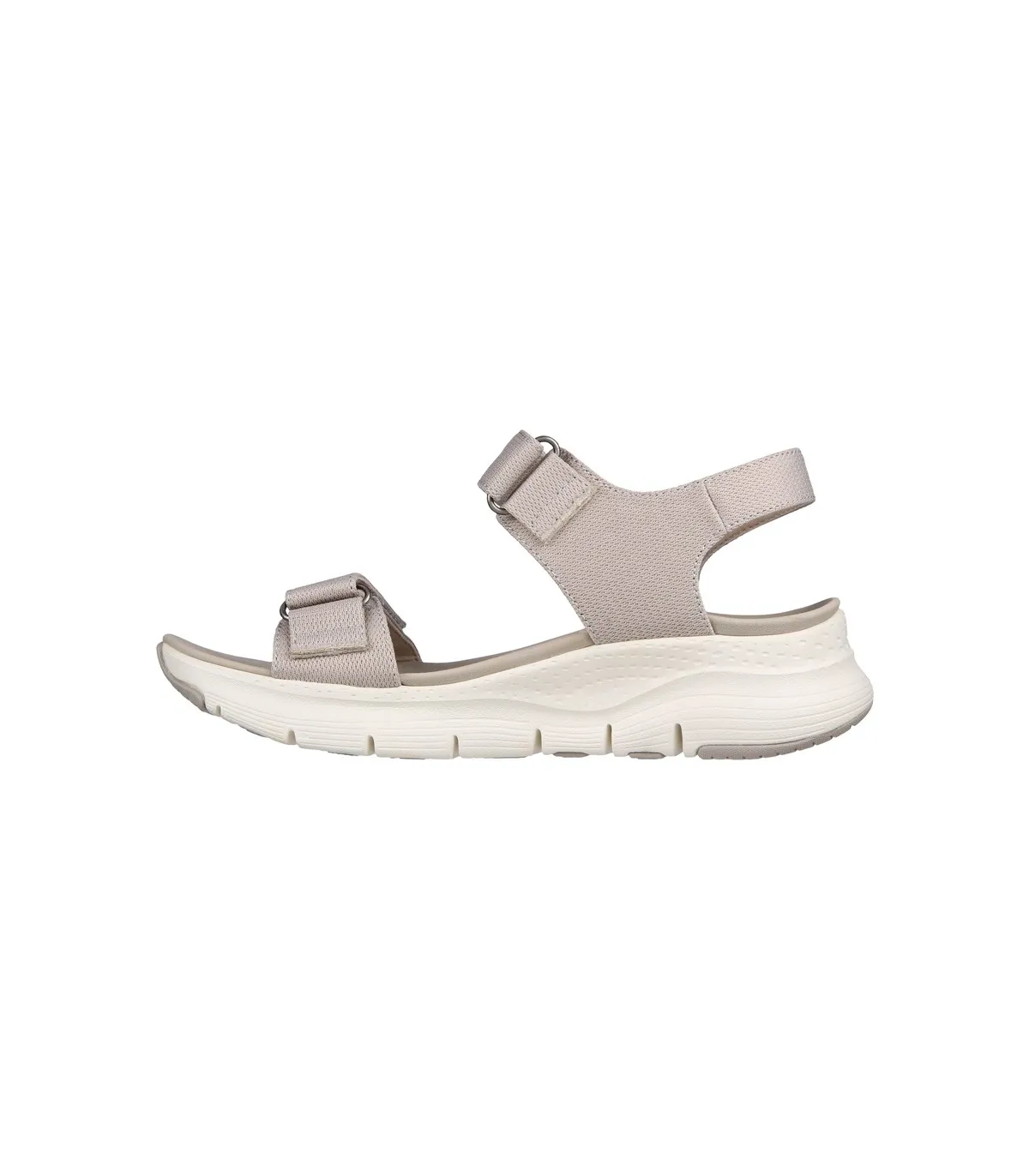 Sandalias en taupe con velcros