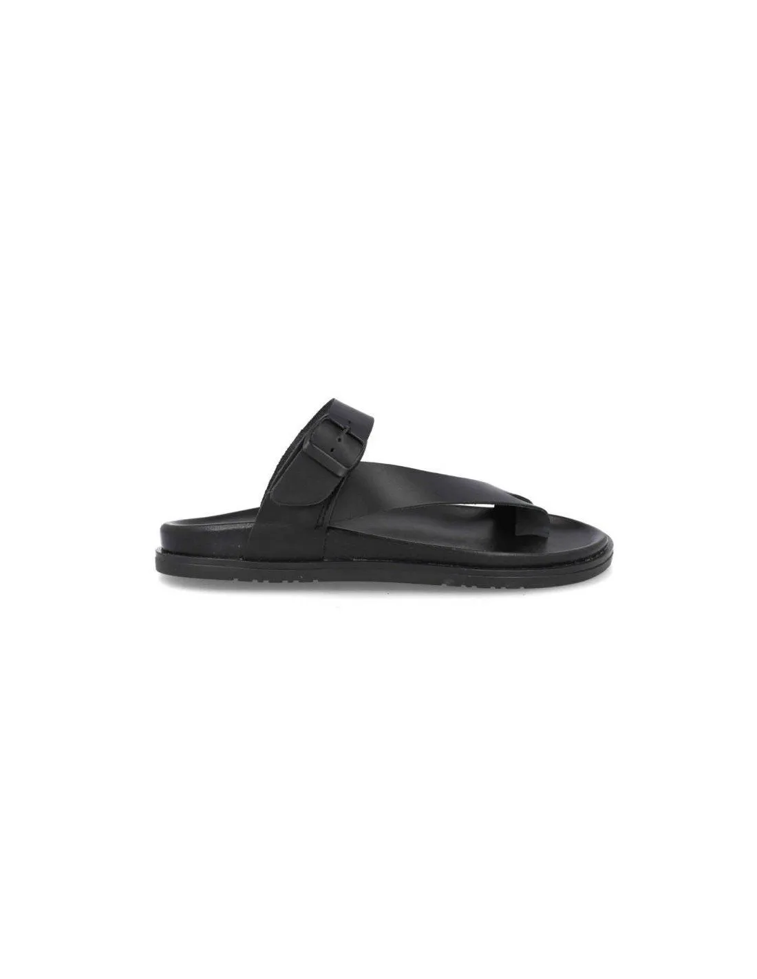 Sandalias hombre piel negras