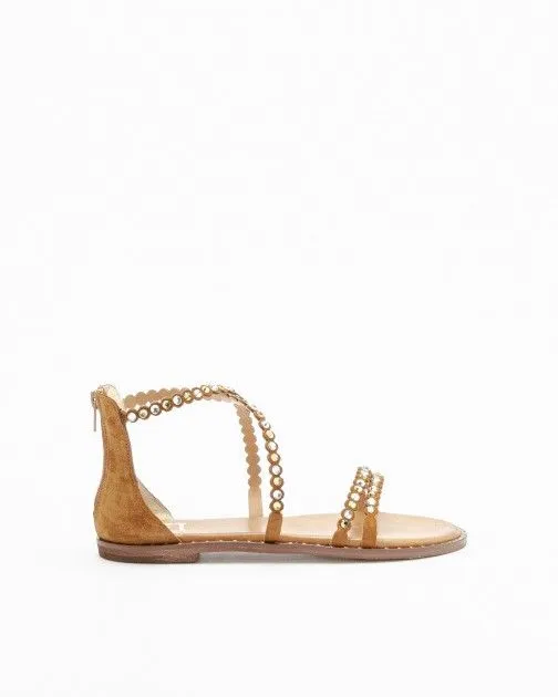 Sandalias planas Loft Ash 4 Camel