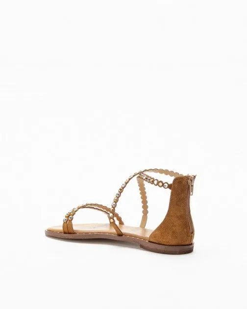 Sandalias planas Loft Ash 4 Camel