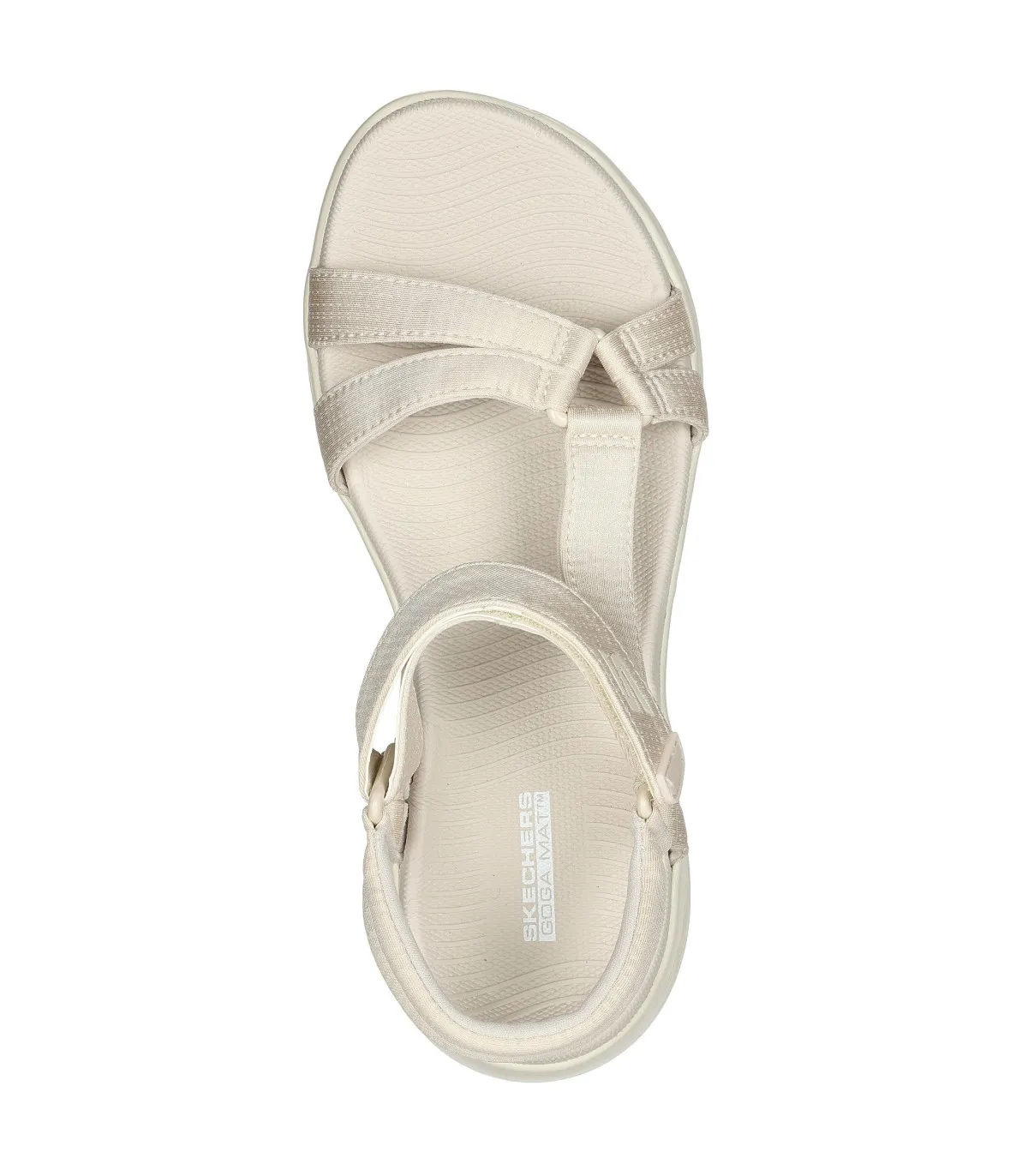 Sandalias sport e color natural para mujer