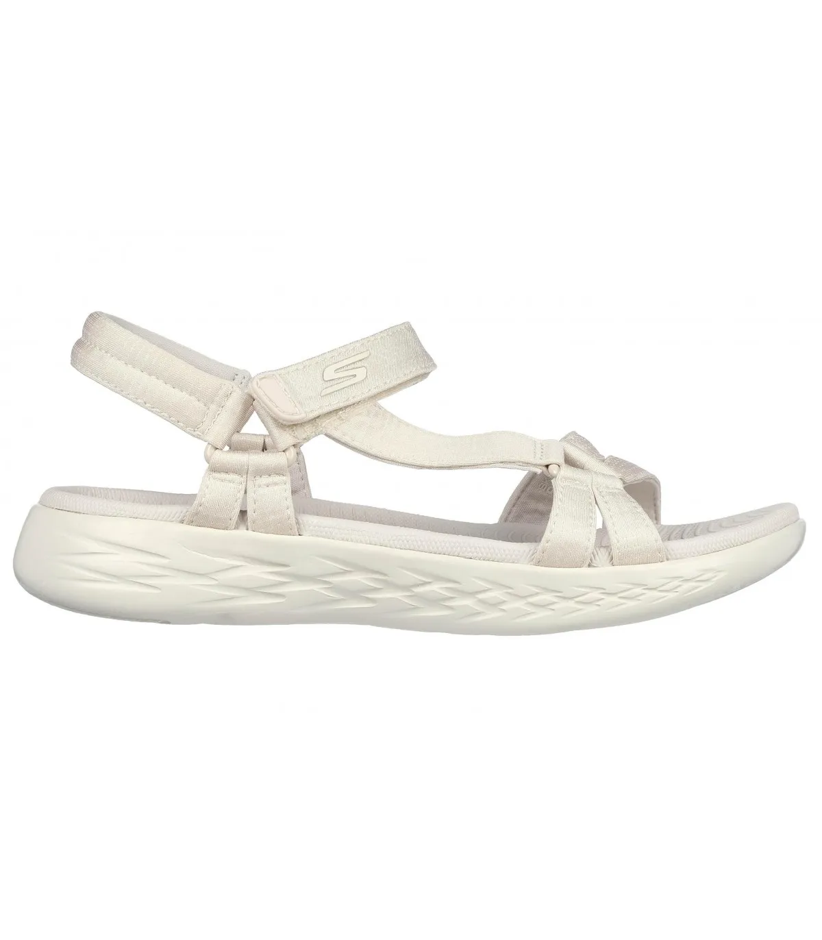 Sandalias sport e color natural para mujer