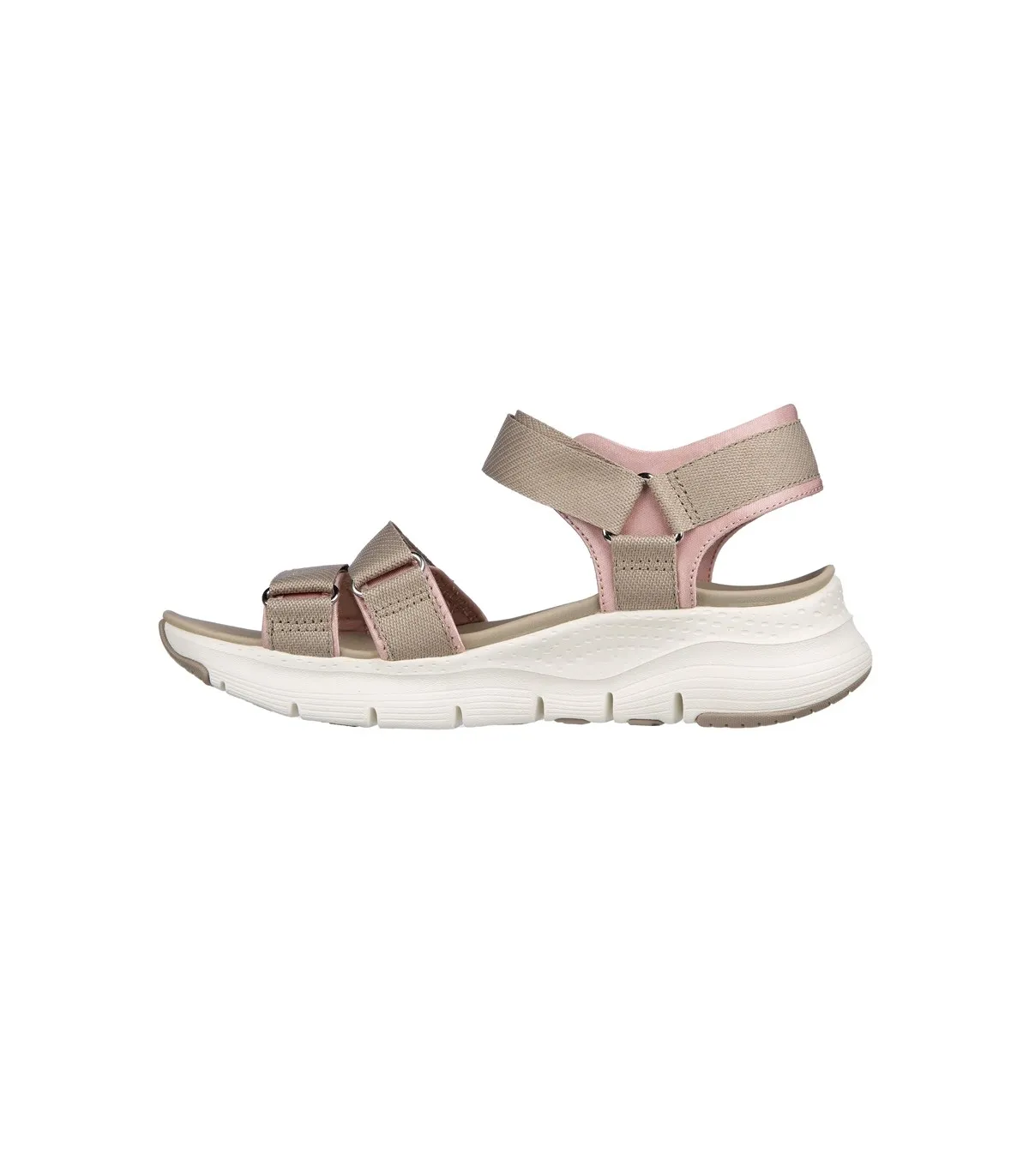 Sandalias taupe con velcro