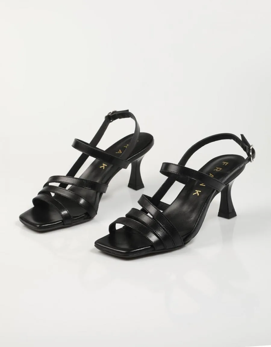  sandals FRANK 42413 en Black 79188