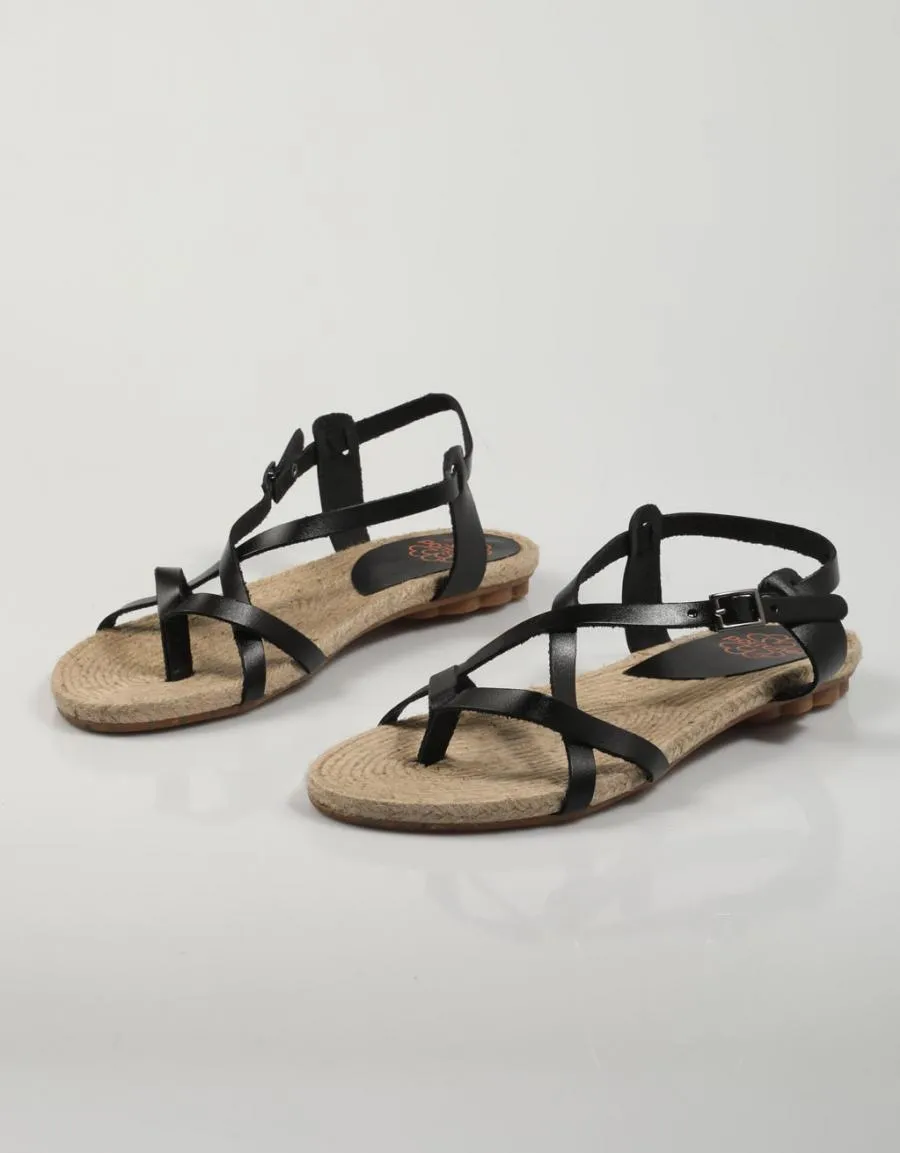  sandals PORRONET 2801 en Black 79414