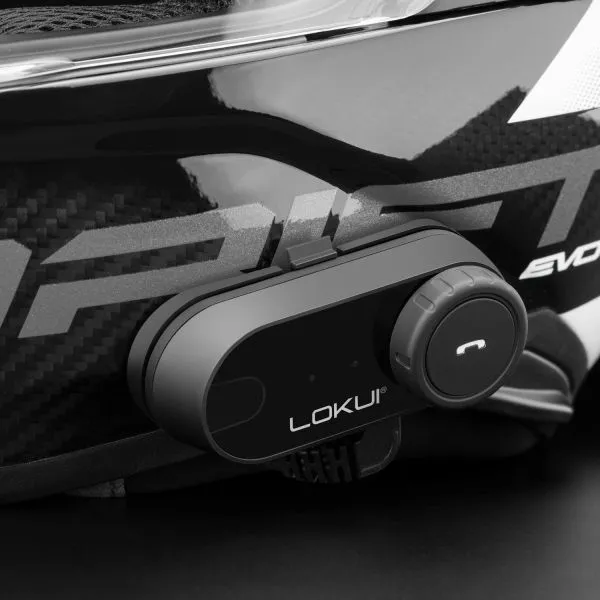 Scorpion Exo 1400 Evo II Carbon Air Black + Kit Bluetooth Lokui K30 