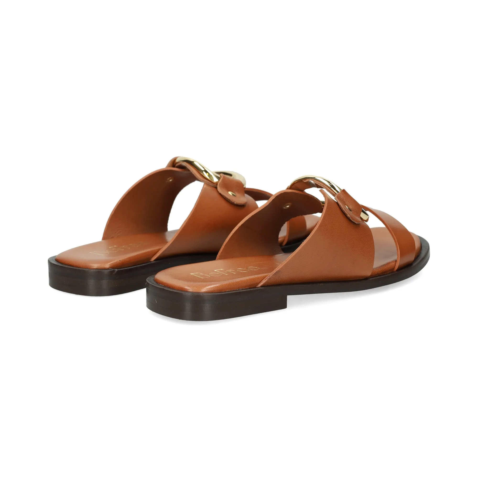 SEBAGO Sandalias planas de Mujer CAMEL