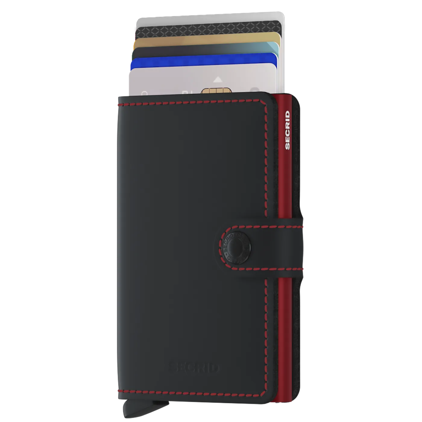 Secrid Miniwallet Matte Black & Red