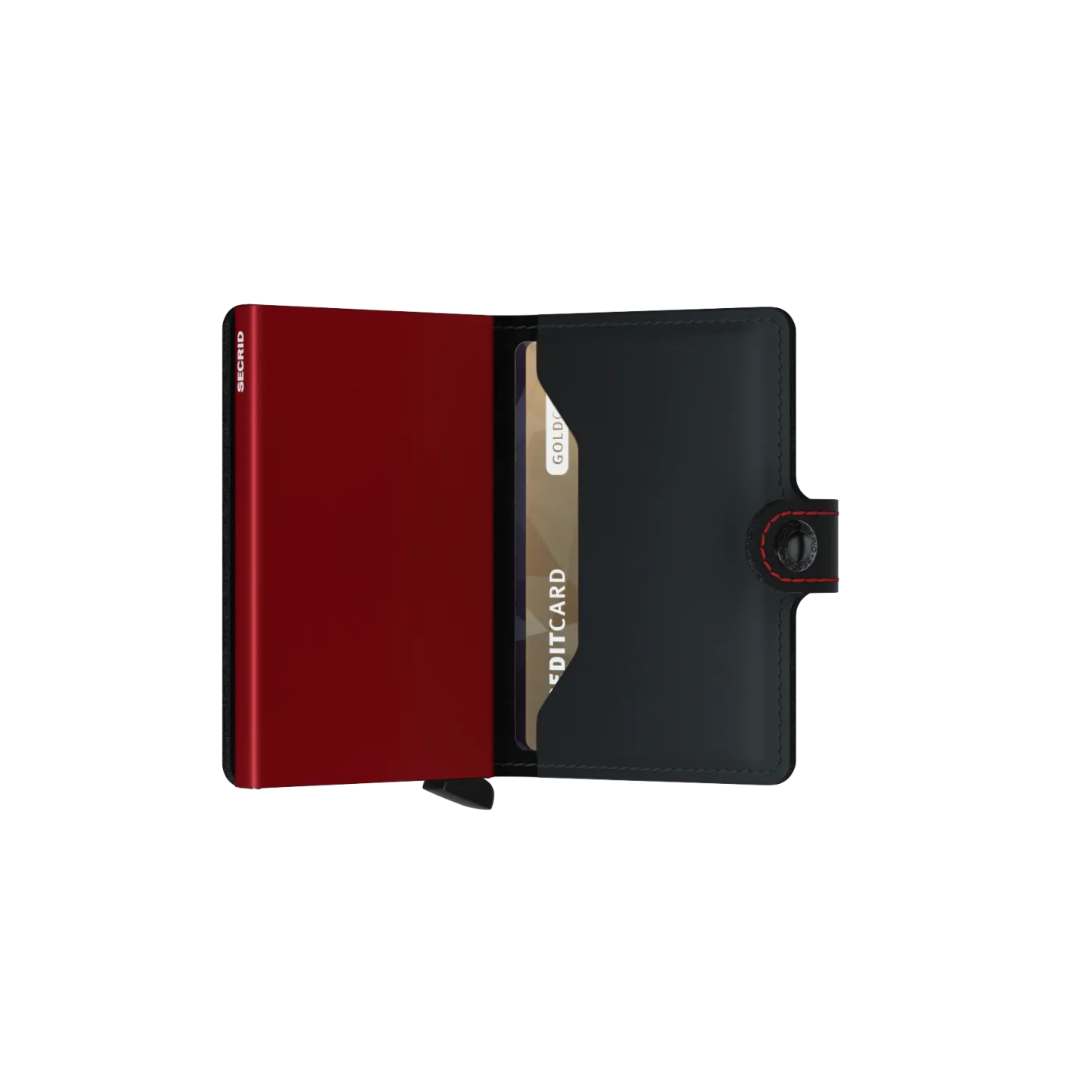 Secrid Miniwallet Matte Black & Red