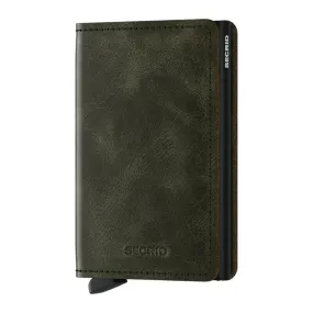 Secrid Slimwallet Vintage Olive-Black