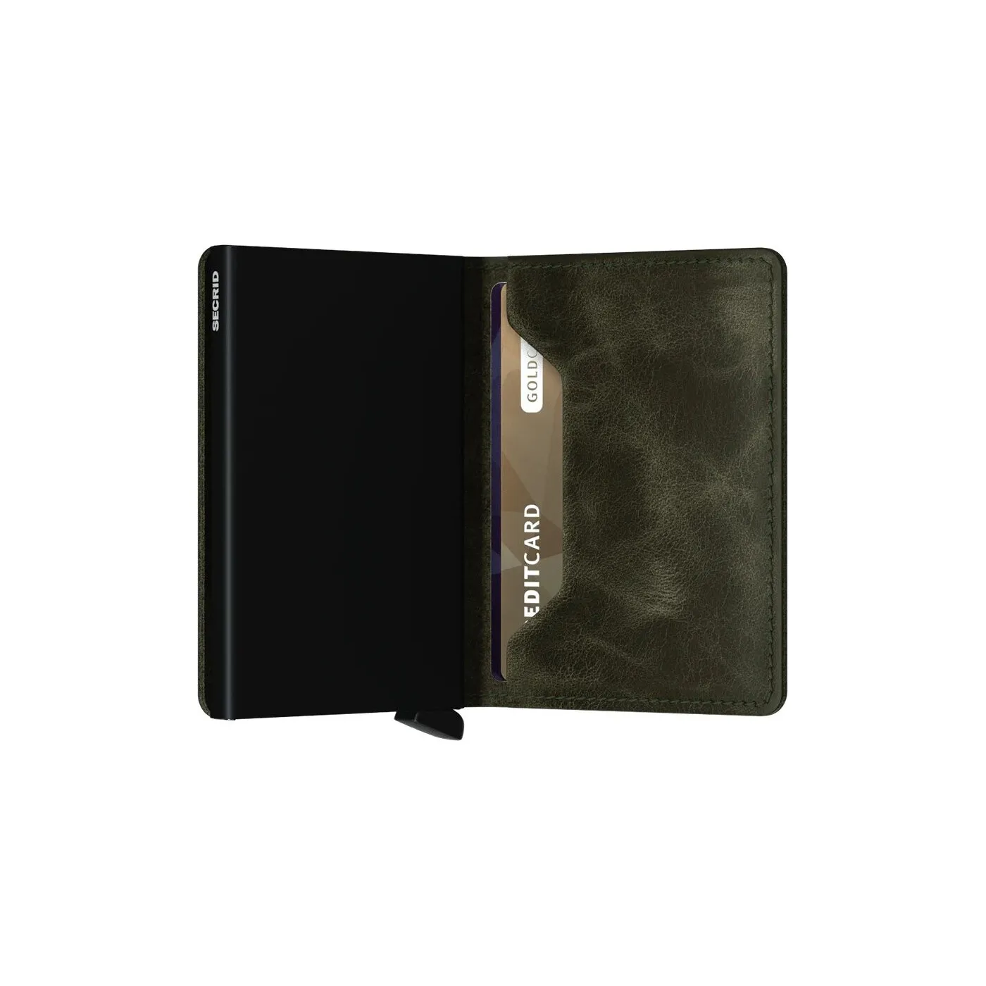 SECRID SLIMWALLET VINTAGE OLIVEBLACK