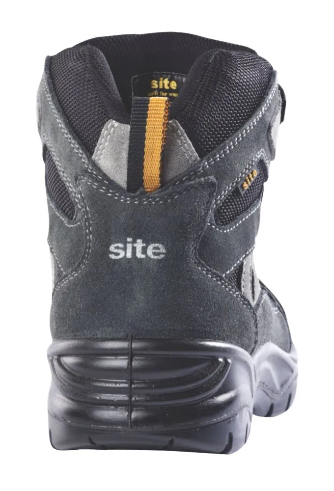 Site Granite, zapatillas de seguridad, gris oscuro, talla 41