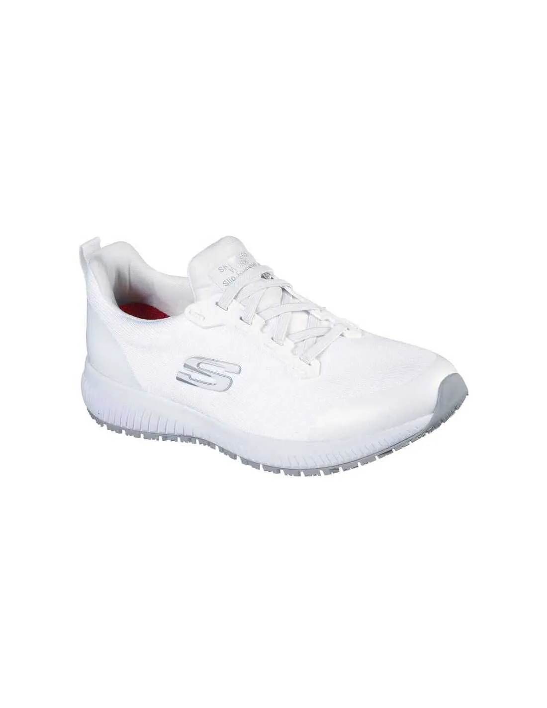 Skechers 77222EC WHT Work: Squad SR