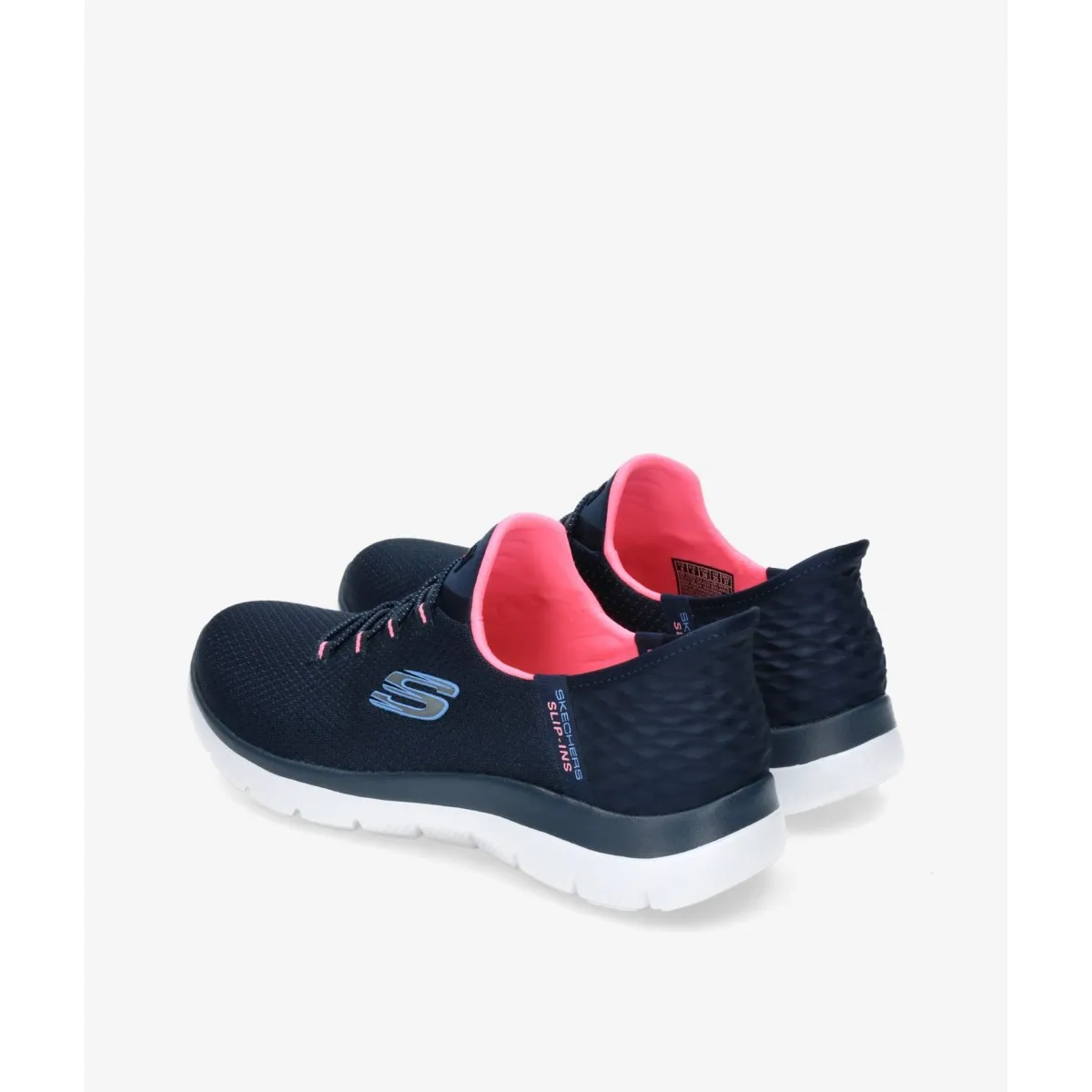 Skechers deportiva mujer Slip-ins summints negro y marino150123