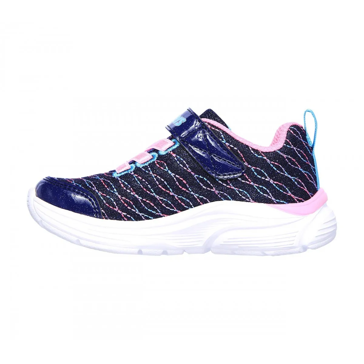 Skechers deportiva niña azul y rosa 83017l