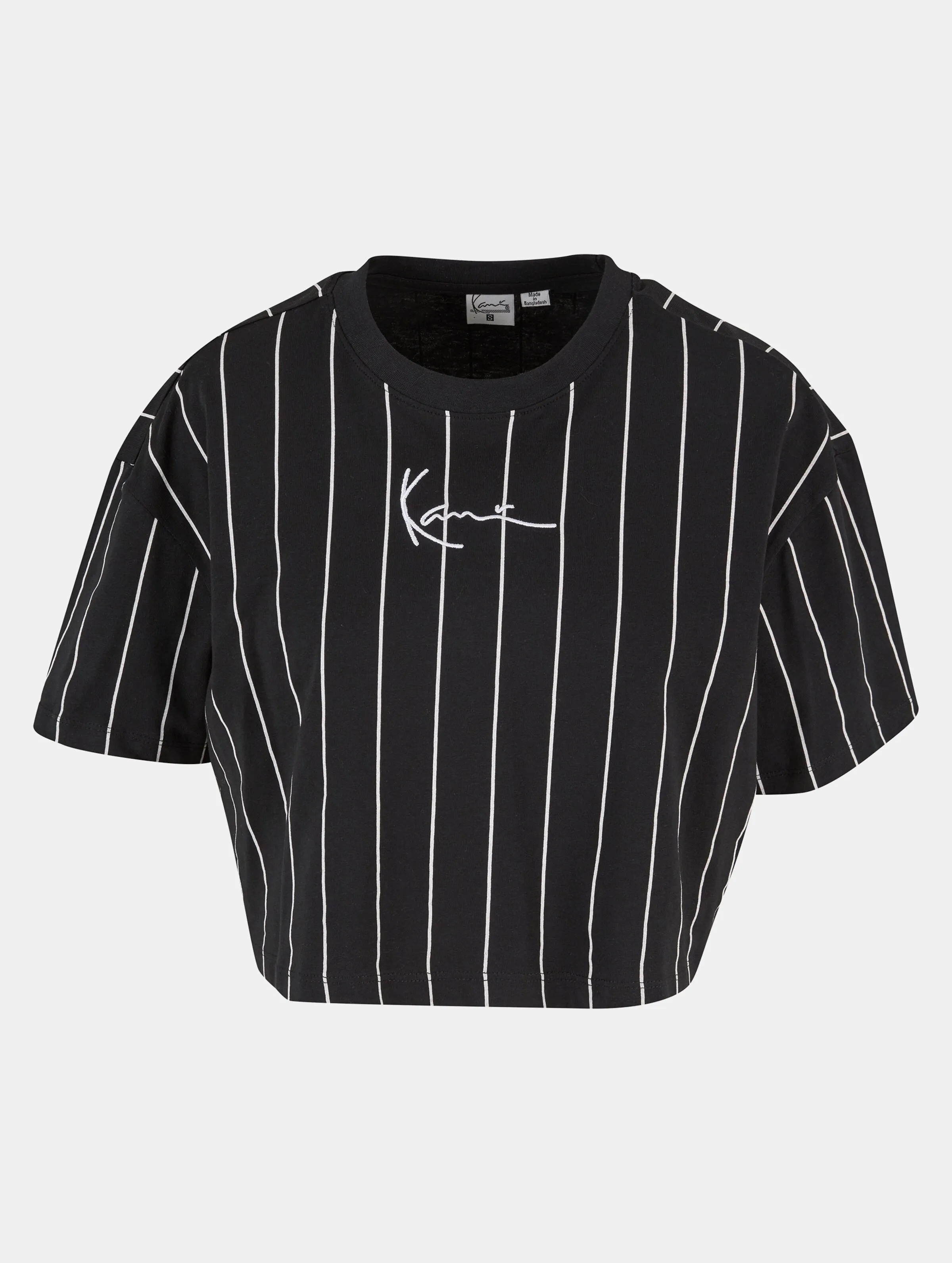 Small Signature Essential Pinstripe Crop