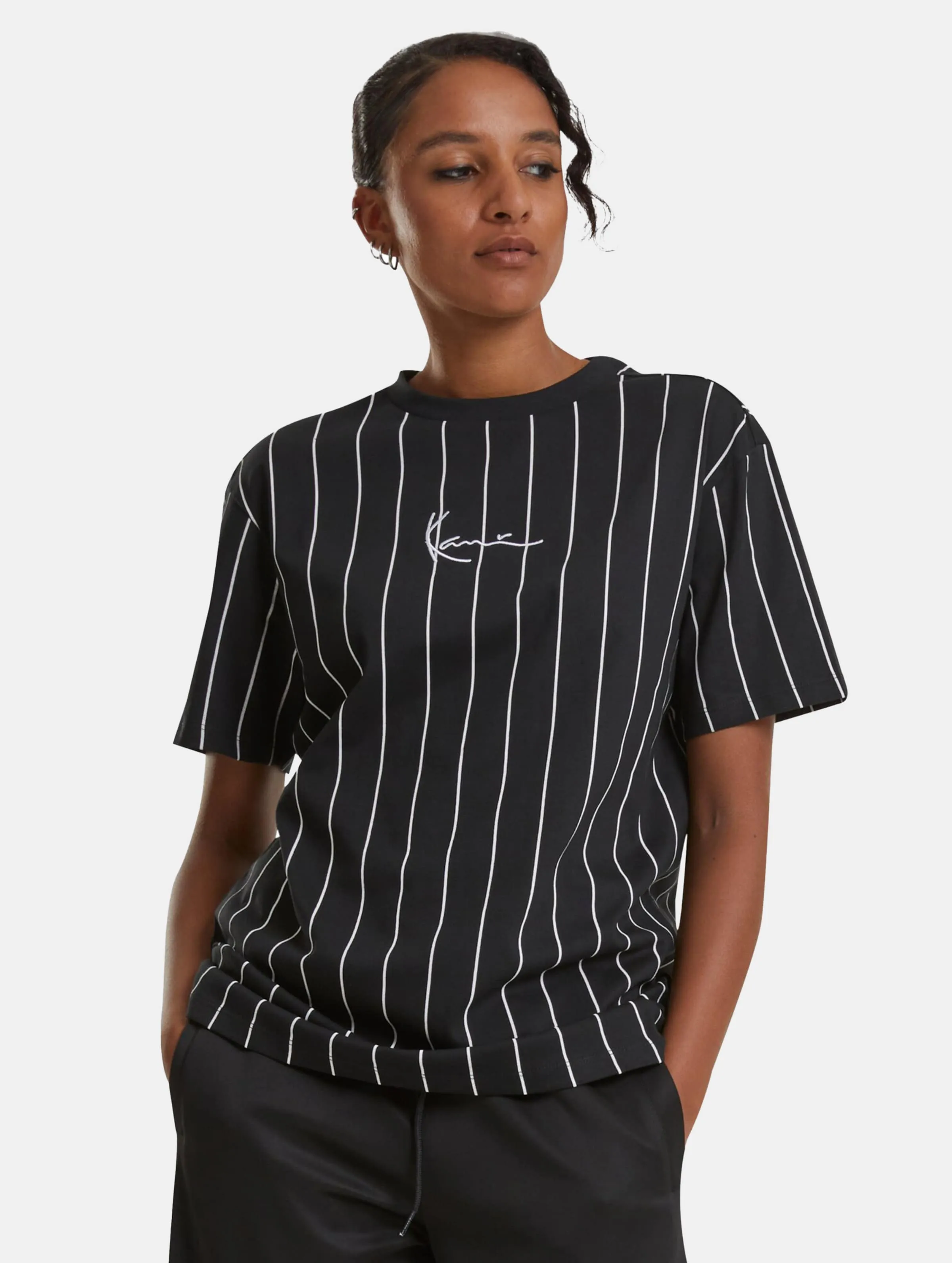 Small Signature Essential Pinstripe Oversized