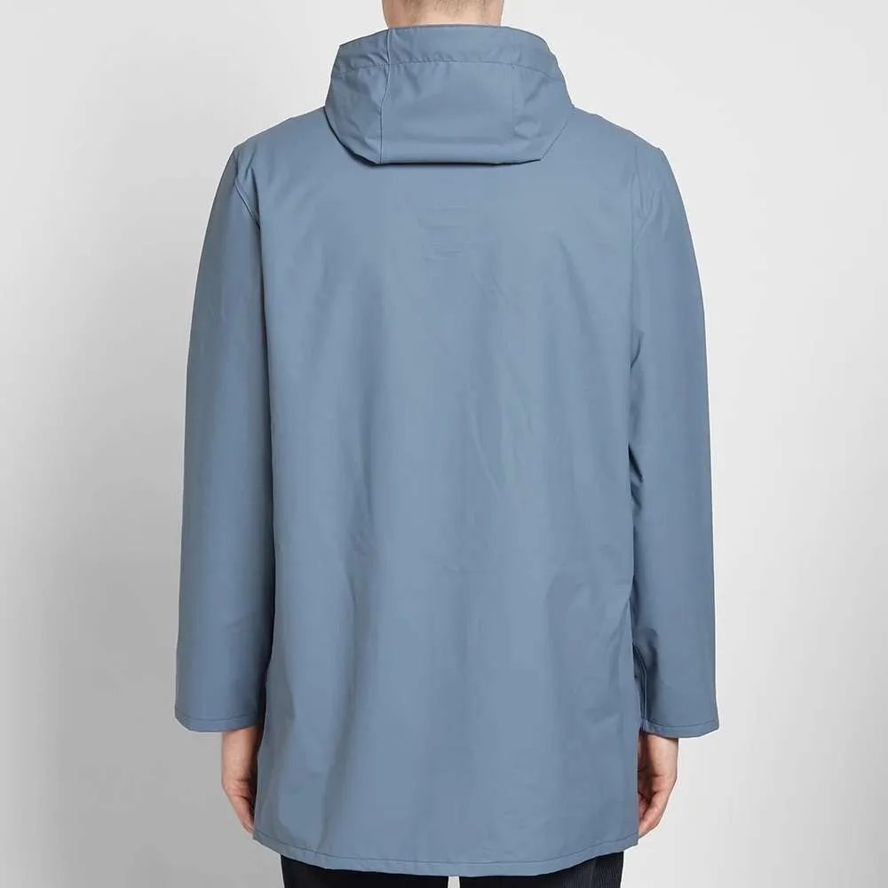 STUTTERHEIM STOCKHOLM LIGHTWEIGHT RAINCOAT ASH BLUE