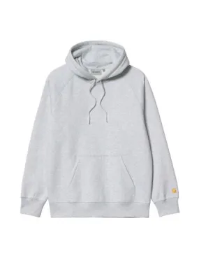 Sudadera Capucha CARHARTT CHASE SWEAT- Ash Heather / Gold