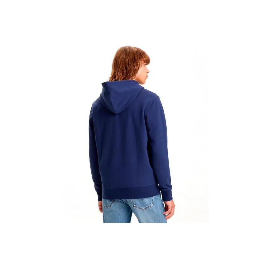 Sudadera Cremallera Levis Azul Marino Para Hombre